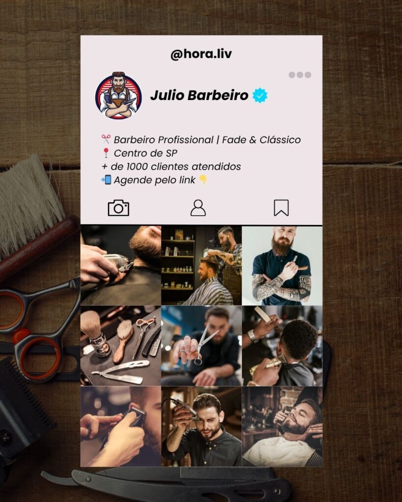 Bio de Instagram para Barbeiro